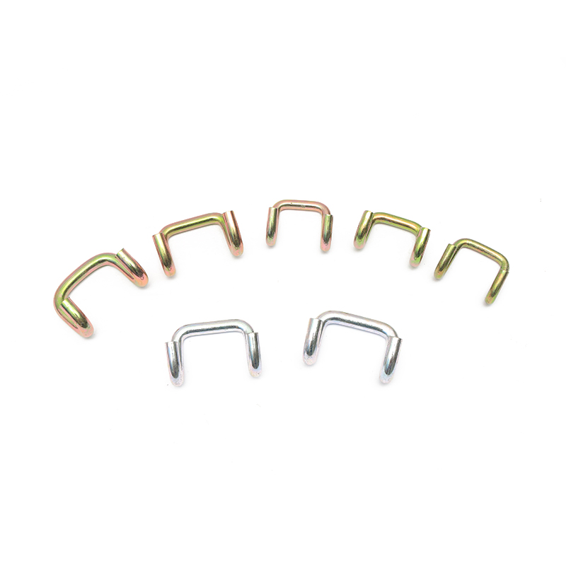 2 Inches 5T Yellow Zinc Claw U Hook For Cargo Lashing Strap